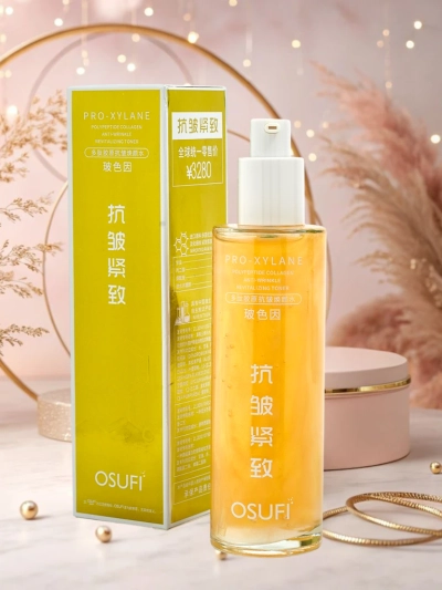 Тоник для лица с коллагеном и полипептидами - укрепляющий и против морщин