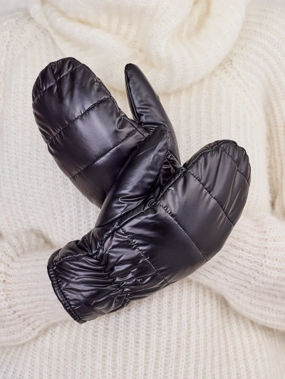 Royalfashion Women's Black Gloves