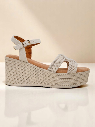 Royalfashion Naiste kiilkontsaga sandaalid, punutud Sunny Day