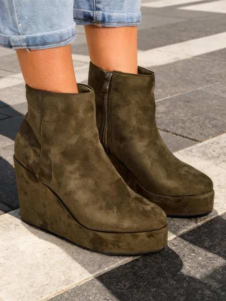 Royalfashion Kvinnor wedge ankelskor Sieffa