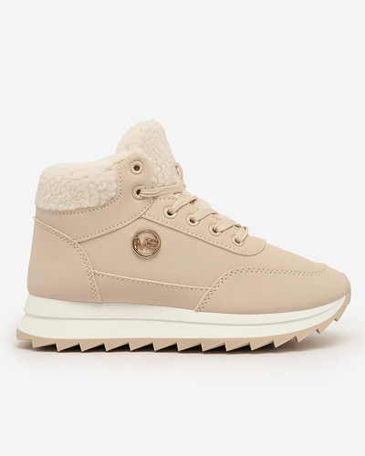 Royalfashion Women's insulated sports shoes in beige Cerrto