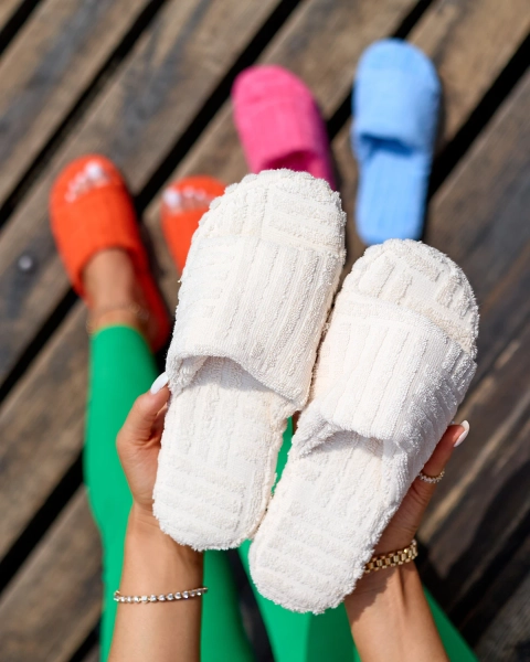 Royalfashion Beežid naiste kangast flip-flops Tylles