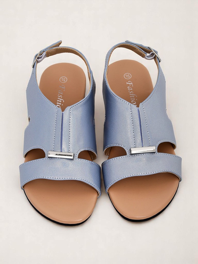 Royalfashion Women's Flat Sole Comfort Sandals