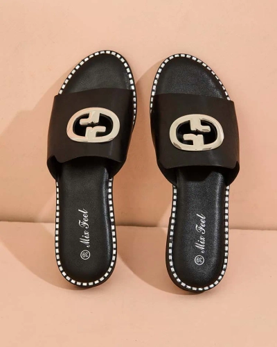 Royalfashion Naiste Fim lamedatallalised flip-flops