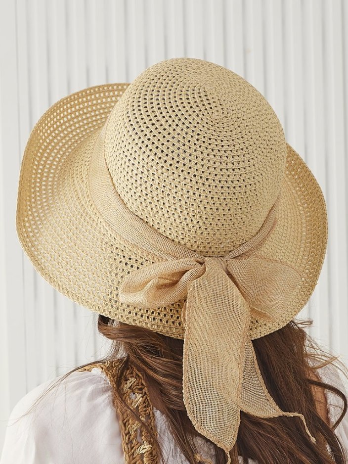 Royalfashion Женская соломенная шляпа Grace Ribbon