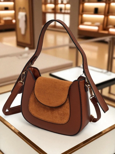 Väike naiste öko-nahast käekott Golden Whisper