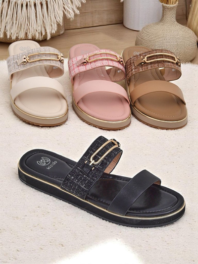 Royal Fashion Women's Flat Slippers Mamma