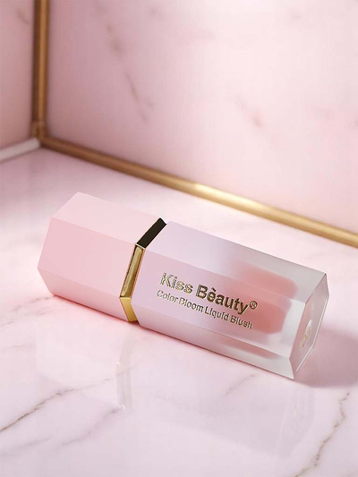 Kiss Beauty Liquid Blush with Sponge Applicator in the shade Crush