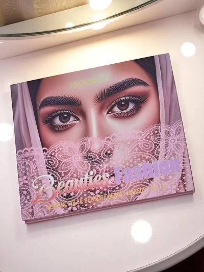 Beauties Fashion Palette 45 теней для век с блестками и матовыми оттенками Шампанское Рубин Гламур