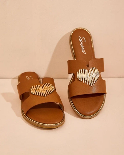 Royalfashion Naiste Olis lamedatallalised flip-flops