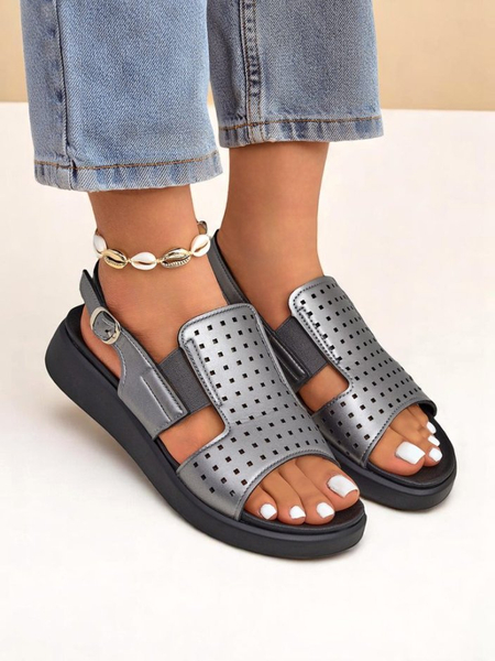 Royalfashion Women's BreezyStep Thick Sole Sandals