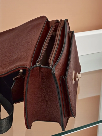 Small women's eco-leather handbag Esmira