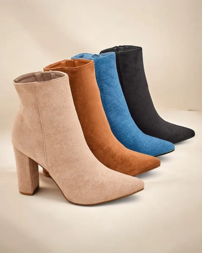 Royalfashion Women's ankle boots on a stiletto heel Fozi