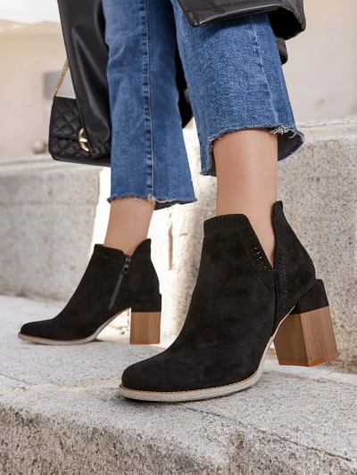 Royalfashion Laguteräit vrouwlid ankle bootse op 'n pos Vettot