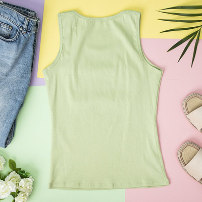 Naiste roheline kuuptsirkooniumiga topp - Riietus