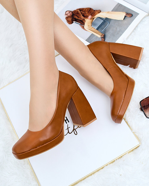 Royalfashion Naiste kõrged posti Cellcas pumbad