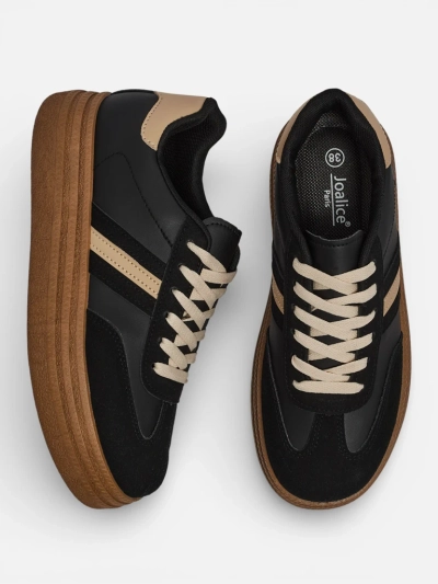 Luna Black Ecological Casual Women's Sneakers for Spring