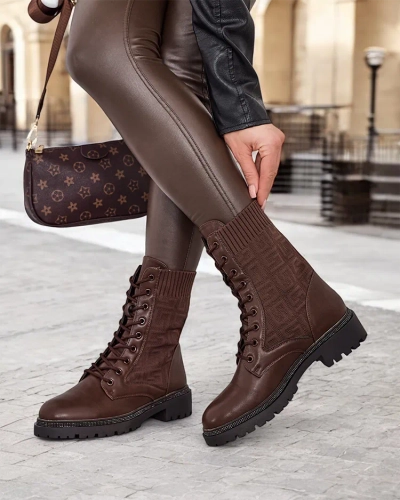 Royalfashion Kvinnene lace-up boots Gordell