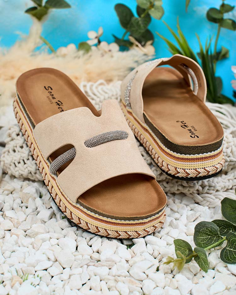 Royalfashion Женские шлепанцы Orolta zirconia