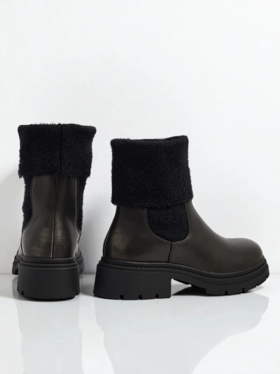 Naiste öko-nahast karvase voodriga saapad Kesy