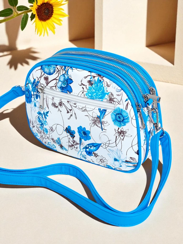 Royalfashion Väike ökonahast naiste käekott Floriana