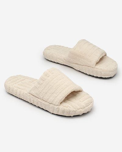 Royalfashion Beežid naiste kangast flip-flops Tylles