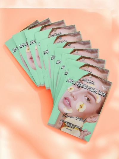 MOIKA Яблочная маска в листах для упругости кожи