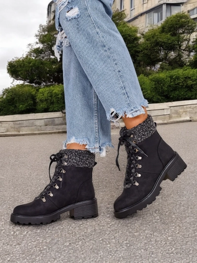 Royalfashion Ayassa Women's Trapper Boots Sawoli