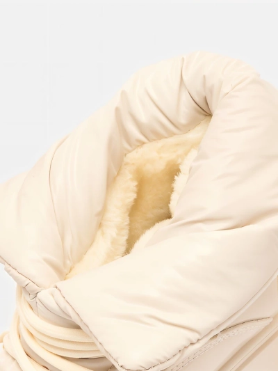 Royalfashion Naiste liibuvad lumesaapad kreemikas värviga Dabenda