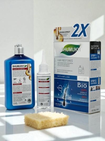 Shumukh Шампунь и Сыворотка для волос 2в1 - против перхоти