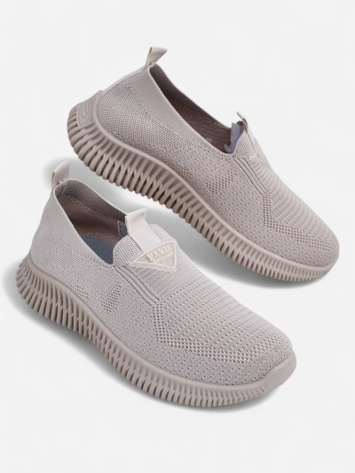 Royalfashion Women's Slip-on Fabric Sports Shoes Serra