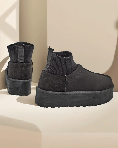 Royalfashion Korta kvinnors snö stövlar a'la snö stövlar Vevello