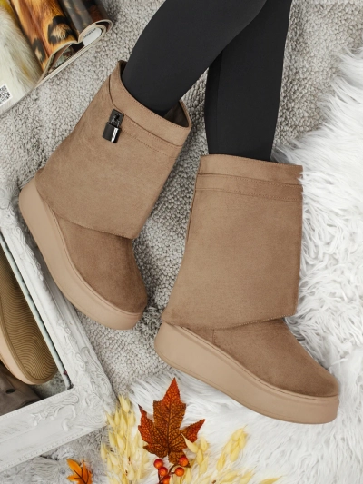 Lühikesed naiste a'la saapad kinnitatava pealisega Elizze