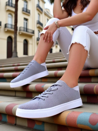 Royalfashion Women's fabric sports shoes Esellaf