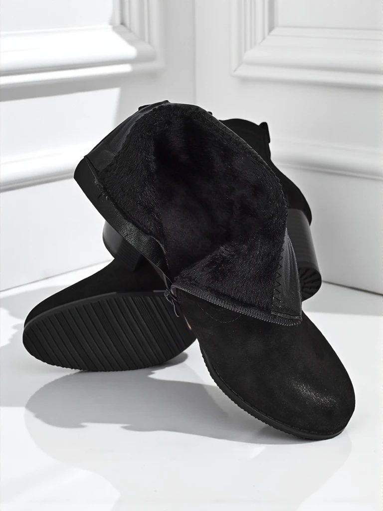 Naiste öko-seemisnahast kontsaga poolsaapad Crimson Echo