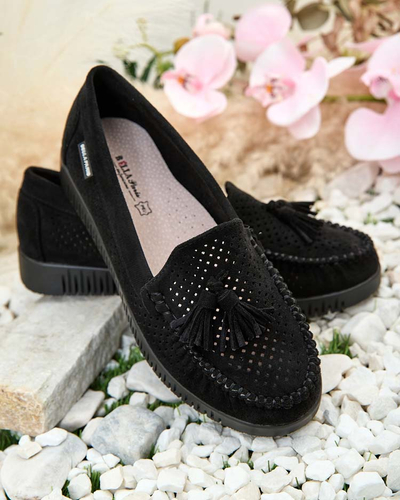 Royalfashion Women's openwork moccasins Molaffa