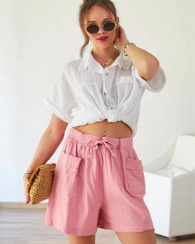 Royalfashion puuvillased naiste lühikesed püksid