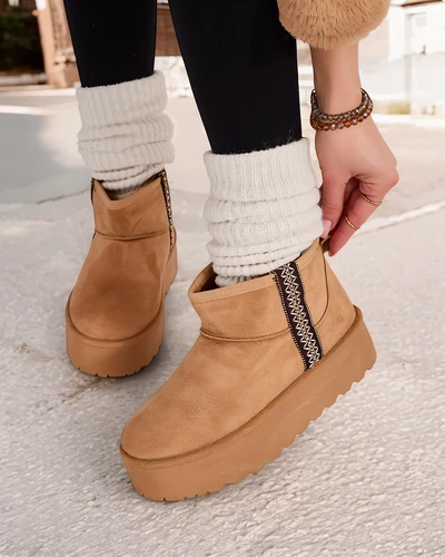 Kungligamodedesign Kortad älmisdamskängor Haluzi