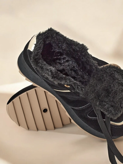 Royalfashion Insulated women's sneakers with fur Boris