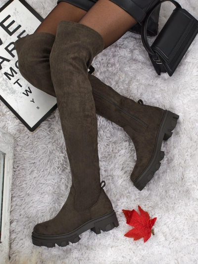 Женские ботфорты из эко-замши Maelin