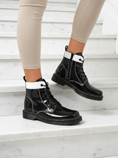 Perseida Nero naiste poolsaapad ökoloogilisest lakknahast, paeltega