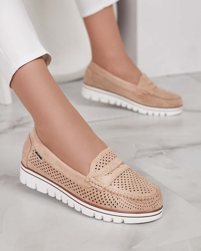 Royalfashion Openwork women's moccasins Leteller