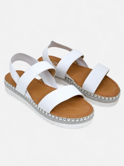 Женские сандалии Royalfashion с декоративной подошвой Zindas