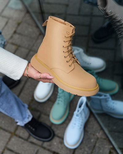 Royalfashion Matte light brown Kucillo women's boots