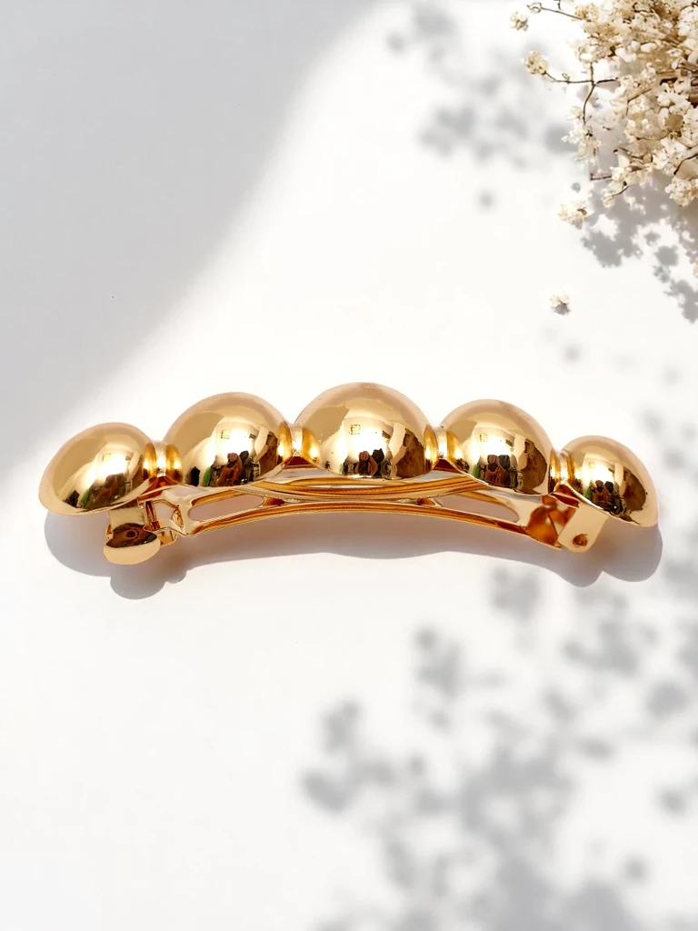 Royalfashion Juukseklamber Helmestega Klamber