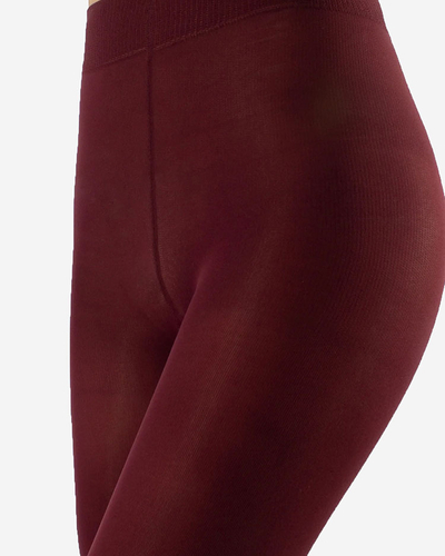 Women's black insulated tights 1200 DEN - Underwear