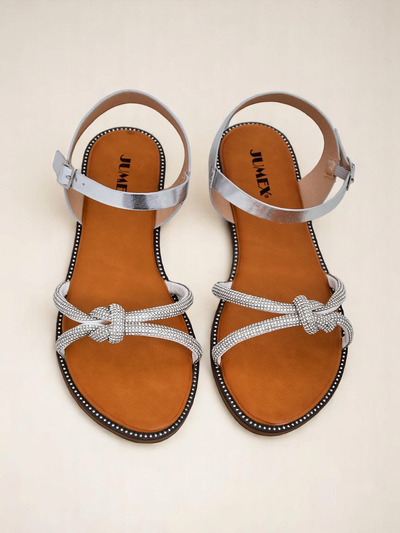 Royalfashion Женские сандалии с декоративными цирконами Bella Shine