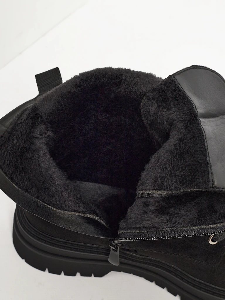 Women's Eco-Suede Worker Boots Molistea