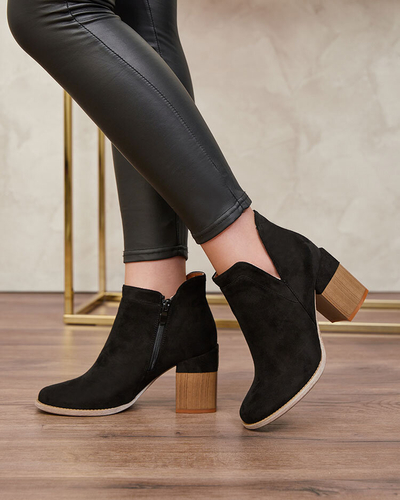 Royalfashion Black women's Ricteas stiletto boots