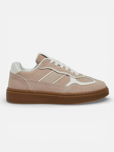 Luna Women's Beige Ecological Casual Sneakers for Spring